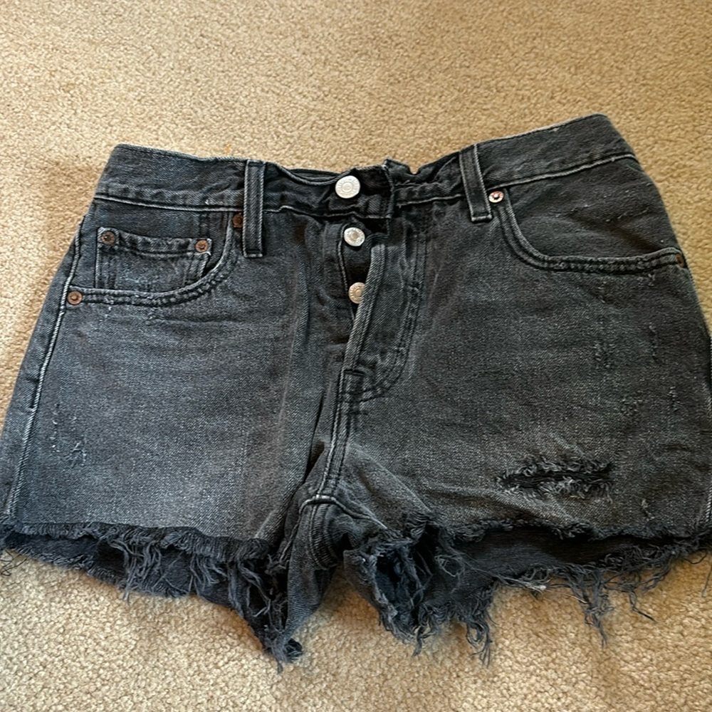Levi’s 501 Black Shorts
